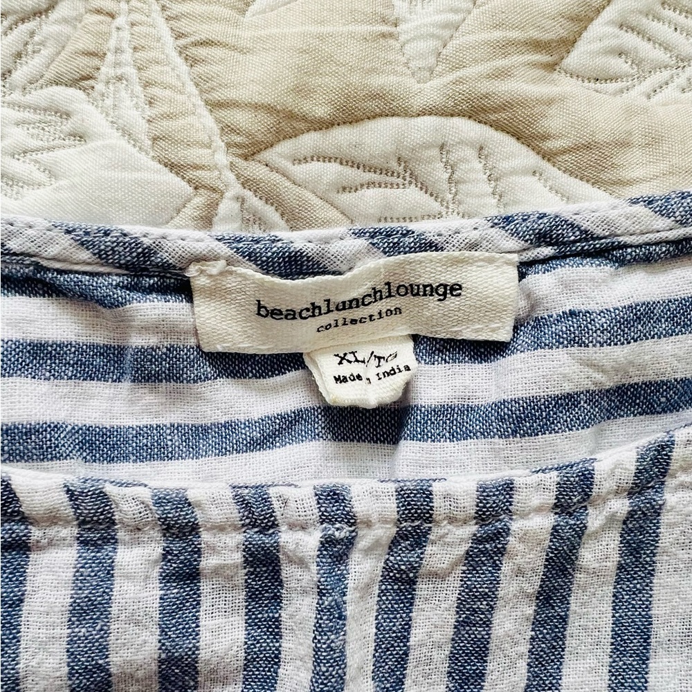 Beachlunchlounge linen tank size XL